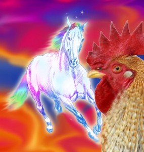 Rainbow Horse Chicken?