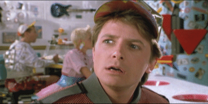 Marty McFly Confused To Fuck